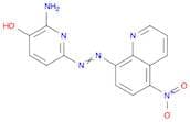 3-Pyridinol, 2-amino-6-[(5-nitro-8-quinolinyl)azo]-