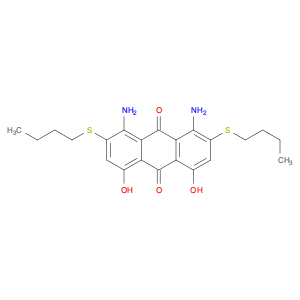 1,8-Diamino-2,7-bis(butylthio)-4,5-dihydroxyanthracene-9,10-dione