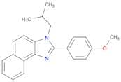 3H-Naphth[1,2-d]imidazole, 2-(4-methoxyphenyl)-3-(2-methylpropyl)-