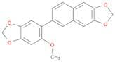 Naphtho[2,3-d]-1,3-dioxole, 6-(6-methoxy-1,3-benzodioxol-5-yl)-