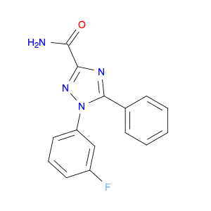 1H-1,2,4-Triazole-3-carboxamide, 1-(3-fluorophenyl)-5-phenyl-
