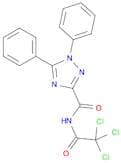1H-1,2,4-Triazole-3-carboxamide, 1,5-diphenyl-N-(trichloroacetyl)-