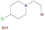 Piperidine, 1-(2-bromoethyl)-4-chloro-, hydrobromide