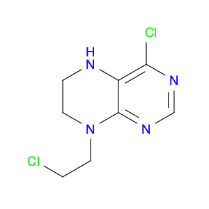 Pteridine, 4-chloro-8-(2-chloroethyl)-5,6,7,8-tetrahydro-