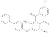 2-([1,1'-Biphenyl]-4-yloxy)-1,4-diamino-7-chloroanthracene-9,10-dione