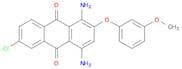1,4-Diamino-6-chloro-2-(3-methoxyphenoxy)anthracene-9,10-dione