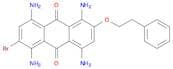 1,4,5,8-Tetraamino-2-bromo-6-phenethoxyanthracene-9,10-dione