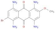 1,4,5,8-Tetraamino-2-bromo-6-methoxyanthracene-9,10-dione