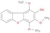 1,3,4-trimethoxydibenzofuran-2-ol