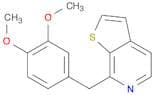 Thieno[2,3-c]pyridine, 7-[(3,4-dimethoxyphenyl)methyl]-