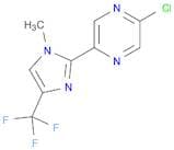 Pyrazine, 2-chloro-5-[1-methyl-4-(trifluoromethyl)-1H-imidazol-2-yl]-