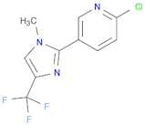 Pyridine, 2-chloro-5-[1-methyl-4-(trifluoromethyl)-1H-imidazol-2-yl]-