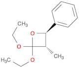 Oxetane, 2,2-diethoxy-3-methyl-4-phenyl-, trans-