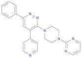 Pyridazine, 6-phenyl-4-(4-pyridinyl)-3-[4-(2-pyrimidinyl)-1-piperazinyl]-