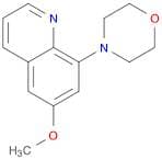 Quinoline, 6-methoxy-8-(4-morpholinyl)-