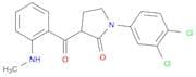 2-Pyrrolidinone, 1-(3,4-dichlorophenyl)-3-[2-(methylamino)benzoyl]-