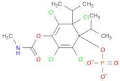 Phosphoric acid, bis(1-methylethyl)2,3,5,6-tetrachloro-4-[[(methylamino)carbonyl]oxy]phenyl ester
