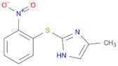 1H-Imidazole, 4-methyl-2-[(2-nitrophenyl)thio]-