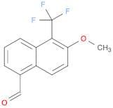 1-Naphthalenecarboxaldehyde, 6-methoxy-5-(trifluoromethyl)-