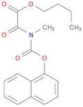 Acetic acid, [methyl[(1-naphthalenyloxy)carbonyl]amino]oxo-, butyl ester