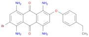 1,4,5,8-Tetraamino-2-bromo-6-(4-ethylphenoxy)anthracene-9,10-dione