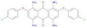 1,4,5,8-Tetraamino-2,7-bis(4-chlorophenoxy)anthracene-9,10-dione