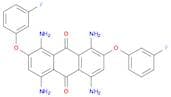 1,4,5,8-Tetraamino-2,7-bis(3-fluorophenoxy)anthracene-9,10-dione