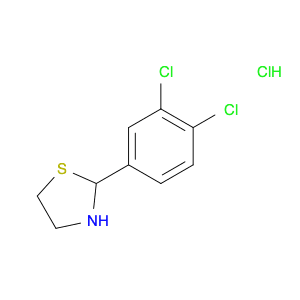 Thiazolidine, 2-(3,4-dichlorophenyl)-, hydrochloride