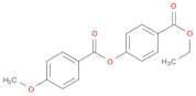Benzoic acid, 4-methoxy-, 4-(ethoxycarbonyl)phenyl ester