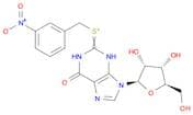Xanthosine, 2-S-[(3-nitrophenyl)methyl]-2-thio-