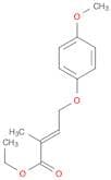 2-Butenoic acid, 4-(4-methoxyphenoxy)-2-methyl-, ethyl ester, (E)-