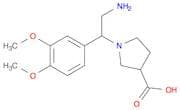 1-[2-Amino-1-(3,4-dimethoxy-phenyl)-ethyl]-pyrrolidine-3-carboxylic acid