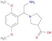 1-[2-Amino-1-(2,5-dimethoxyphenyl)ethyl] pyrrolidine-3-carboxylic acid