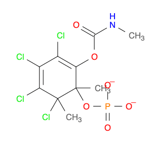 Phosphoric acid, dimethyl2,3,4,5-tetrachloro-6-[[(methylamino)carbonyl]oxy]phenyl ester