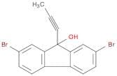9H-Fluoren-9-ol, 2,7-dibromo-9-(1-propynyl)-
