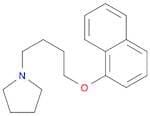 Pyrrolidine, 1-[4-(1-naphthalenyloxy)butyl]-