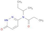 Propanamide, N-(1,6-dihydro-6-oxo-3-pyridazinyl)-N-(1-methylpropyl)-