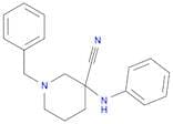 3-Piperidinecarbonitrile, 3-(phenylamino)-1-(phenylmethyl)-