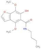 5-Benzofurancarboxamide, N-butyl-6-hydroxy-4,7-dimethoxy-