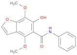 5-Benzofurancarboxamide, 6-hydroxy-4,7-dimethoxy-N-phenyl-