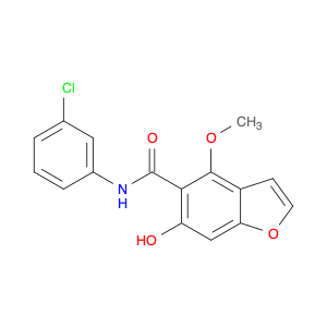 5-Benzofurancarboxamide, N-(3-chlorophenyl)-6-hydroxy-4-methoxy-