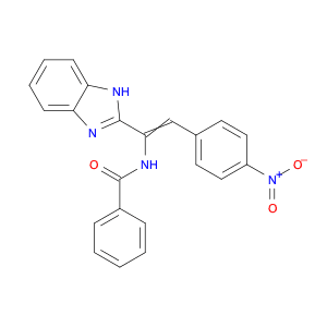 Benzamide, N-[1-(1H-benzimidazol-2-yl)-2-(4-nitrophenyl)ethenyl]-