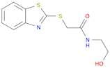 Acetamide, 2-(2-benzothiazolylthio)-N-(2-hydroxyethyl)-