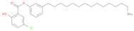 Benzoic acid, 5-chloro-2-hydroxy-, 3-pentadecylphenyl ester