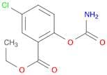 ETHYL 2-CARBAMOYLOXY-5-CHLORO-BENZOATE