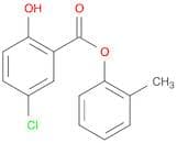 Benzoic acid, 5-chloro-2-hydroxy-, 2-methylphenyl ester
