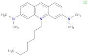 Acridinium, 3,6-bis(dimethylamino)-10-heptyl-, chloride