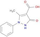 1H-Pyrazole-4-carboxylic acid, 2,3-dihydro-5-methyl-3-oxo-1-phenyl-