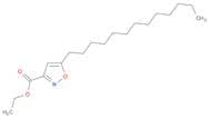 3-Isoxazolecarboxylic acid, 5-tridecyl-, ethyl ester