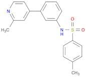 Benzenesulfonamide, 4-methyl-N-[3-(2-methyl-4-pyridinyl)phenyl]-